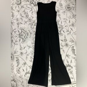 Black Sleeveless Jumpsuit